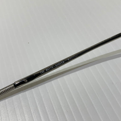 【中古品】【メンズ】 THE WHITE SCREEN ホワイトスクリーン ACETATE TITANIUM アセテート チタニウム アイウェア 眼鏡 サングラス ※度入り 203-260613-ko-08-tei サイズ：48□21-147 カラー：クリアグレー系 万代Net店