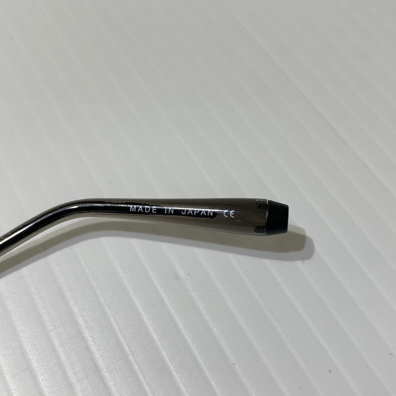 【中古品】【メンズ】 THE WHITE SCREEN ホワイトスクリーン ACETATE TITANIUM アセテート チタニウム アイウェア 眼鏡 サングラス ※度入り 203-260613-ko-08-tei サイズ：48□21-147 カラー：クリアグレー系 万代Net店