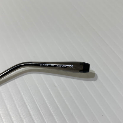 【中古品】【メンズ】 THE WHITE SCREEN ホワイトスクリーン ACETATE TITANIUM アセテート チタニウム アイウェア 眼鏡 サングラス ※度入り 203-260613-ko-08-tei サイズ：48□21-147 カラー：クリアグレー系 万代Net店