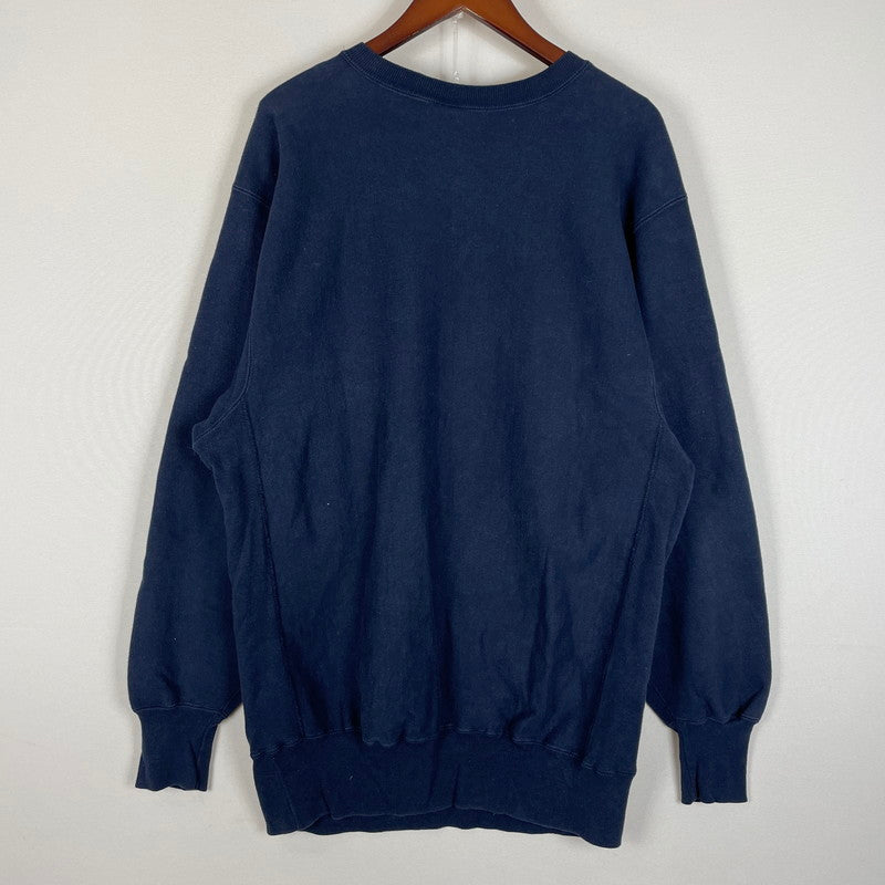 【中古品】【メンズ】 Champion チャンピオン 90's REVERSE WEAVE "MICHIGAN" SWEAT 90年代 リバースウィーブ ミシガン スウェット 長袖 トップス トレーナー 145-260616-yo-01-tei サイズ：XXL カラー：ネイビー 万代Net店