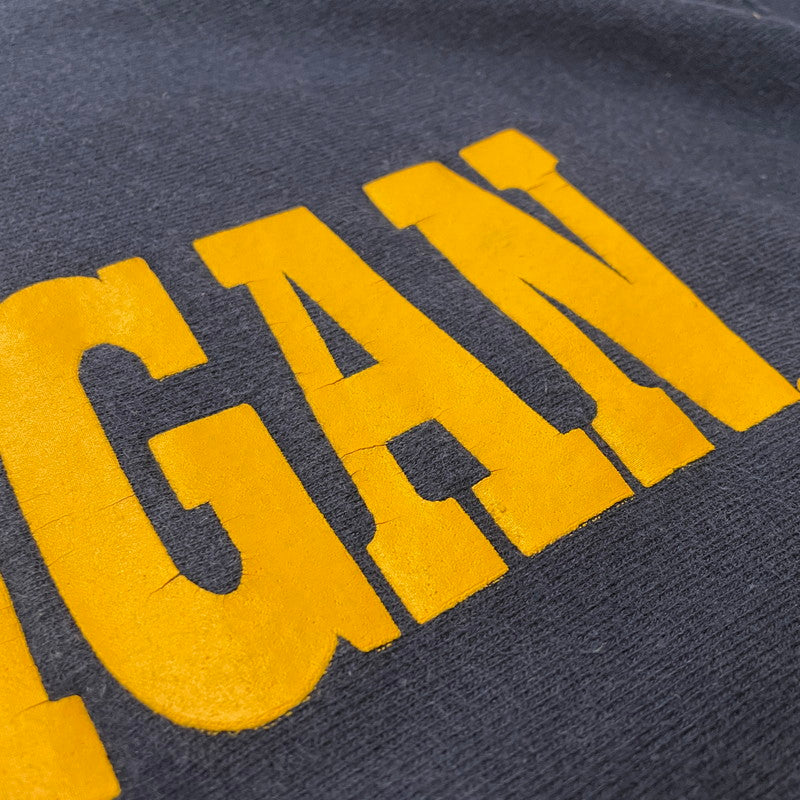 【中古品】【メンズ】 Champion チャンピオン 90's REVERSE WEAVE "MICHIGAN" SWEAT 90年代 リバースウィーブ ミシガン スウェット 長袖 トップス トレーナー 145-260616-yo-01-tei サイズ：XXL カラー：ネイビー 万代Net店