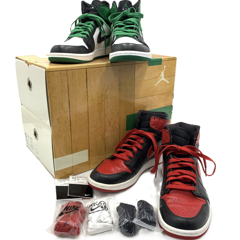 【現状渡し品】【メンズ】 NIKE ナイキ AIR JORDAN 1 DEFINING MOMENTS PACK ONE 60 PTS 371381-991 エアジョーダン1 スニーカー 靴 シューズ 160-260804-ko-05-tei サイズ：28cm カラー：レッド/グリーン 万代Net店
