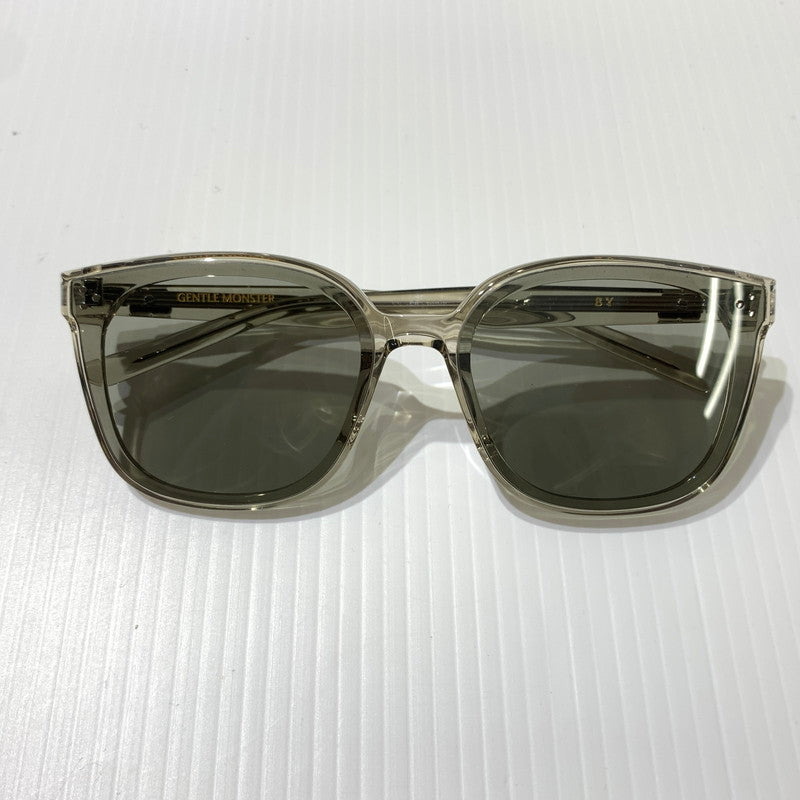 【中古品】【メンズ】 GENTLE MONSTER ジェントルモンスター SUNGLASSES BY BRC11 アイウェア サングラス オーバーサイズ スクエア 203-260613-ko-10-tei サイズ：54□23-147 カラー：クリアグレー 万代Net店