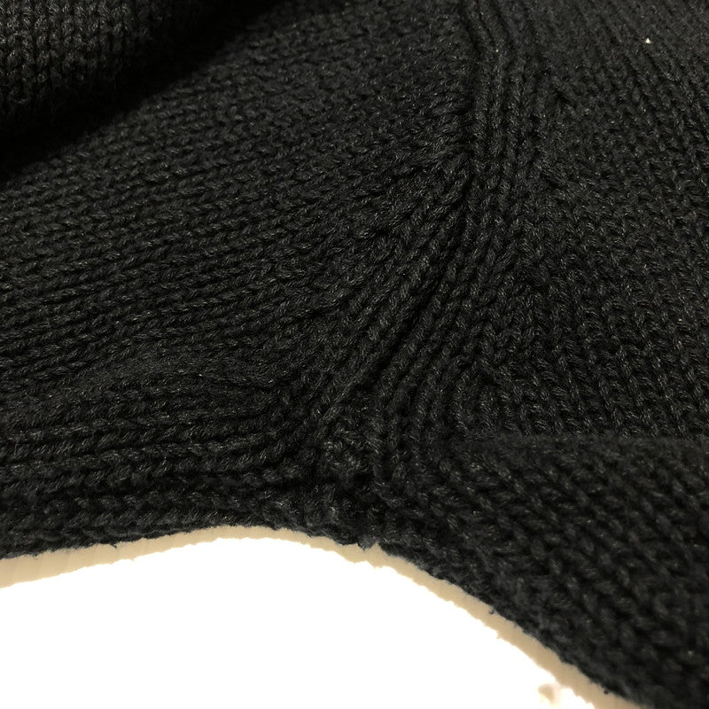 【中古品】【メンズ】 STUSSY ステューシー ROLL V NECK SWEATER 117289 ロール Vネック セーター 長袖 トップス ニット 142-260610-sa-03-tei サイズ：M カラー：ブラック 万代Net店