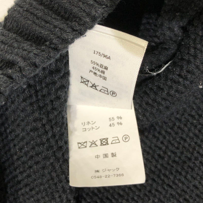 【中古品】【メンズ】 STUSSY ステューシー ROLL V NECK SWEATER 117289 ロール Vネック セーター 長袖 トップス ニット 142-260610-sa-03-tei サイズ：M カラー：ブラック 万代Net店