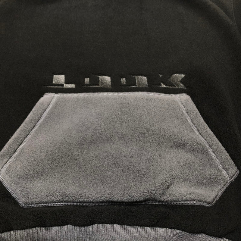 【中古品】【メンズ】 LQQK STUDIO ルック スタジオ FLEECE HOODIE O25FH06 フリース フーディ トップス プルーオーバー 142-260610-sa-04-tei サイズ：M カラー：ブラック 万代Net店