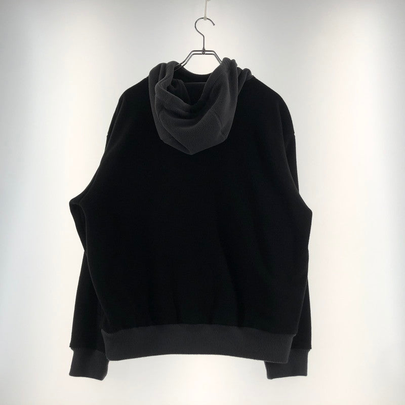 【中古品】【メンズ】 LQQK STUDIO ルック スタジオ FLEECE HOODIE O25FH06 フリース フーディ トップス プルーオーバー 142-260610-sa-04-tei サイズ：M カラー：ブラック 万代Net店