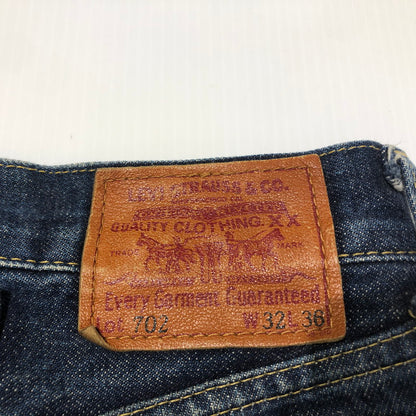 【現状渡し品】【メンズ】 Levi‘s リーバイス 702 DENIM PANTS デニムパンツ ボトムス 日本製 復刻 97年 ジーンズ ボタン刻印 J22 156-260610-sa-10-tei サイズ：32 カラー：インディゴ 万代Net店