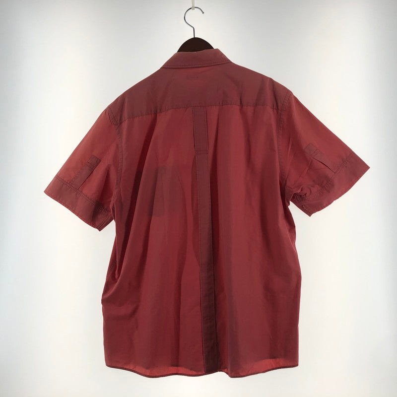 【現状渡し品】【メンズ】 LOUIS VUITTON ルイヴィトン REGULARCOLLAR POCKET S/S SHIRT レギュラー カラー ポケット ショートスリーブ シャツ 半袖 トップス 179-260610-sa-01-tei サイズ：L カラー：ピンク 万代Net店