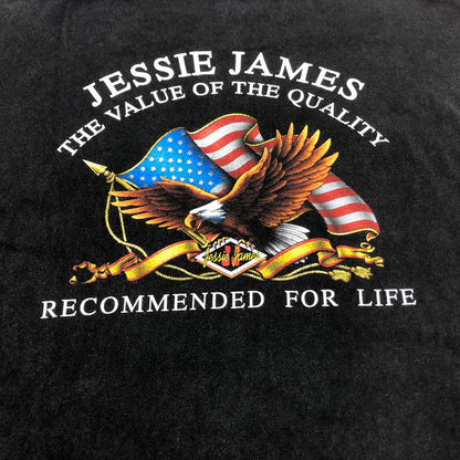 【中古品】【メンズ】 ROCK EAGLE ロックイーグル 90's SPIRIT OF AMERICA L/S TEE 90年代 スプリット オブ アメリカ ロングスリーブ Tシャツ 長袖 トップス 145-260610-sa-02-tei サイズ：M カラー：ブラック 万代Net店