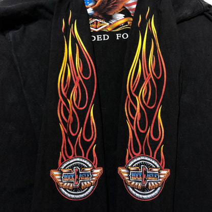 【中古品】【メンズ】 ROCK EAGLE ロックイーグル 90's SPIRIT OF AMERICA L/S TEE 90年代 スプリット オブ アメリカ ロングスリーブ Tシャツ 長袖 トップス 145-260610-sa-02-tei サイズ：M カラー：ブラック 万代Net店
