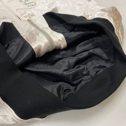 【中古品】【メンズ】 schott ショット RAYON SUKA ASING JACKET 782-5252004 蛇髑髏 レーヨン スカ ジャケット スカジャン ライトアウター 145-260616-yo-06-tei サイズ：L カラー：ホワイト 万代Net店