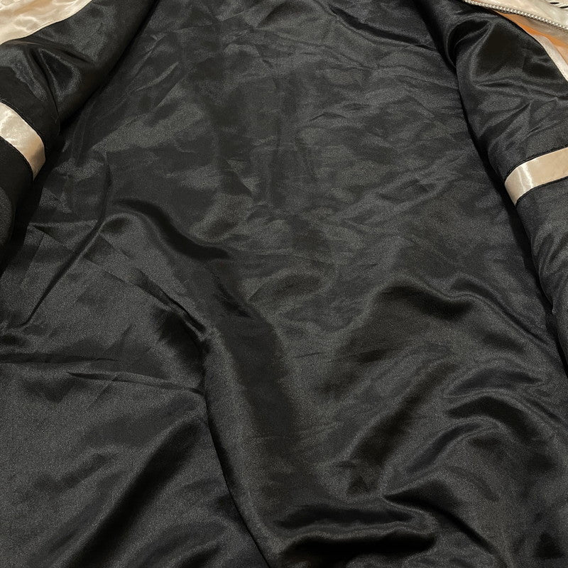 【中古品】【メンズ】 schott ショット RAYON SUKA ASING JACKET 782-5252004 蛇髑髏 レーヨン スカ ジャケット スカジャン ライトアウター 145-260616-yo-06-tei サイズ：L カラー：ホワイト 万代Net店