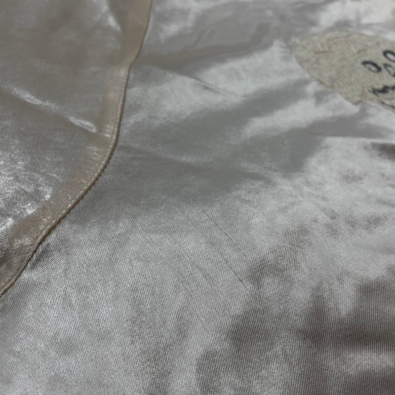 【中古品】【メンズ】 schott ショット RAYON SUKA ASING JACKET 782-5252004 蛇髑髏 レーヨン スカ ジャケット スカジャン ライトアウター 145-260616-yo-06-tei サイズ：L カラー：ホワイト 万代Net店
