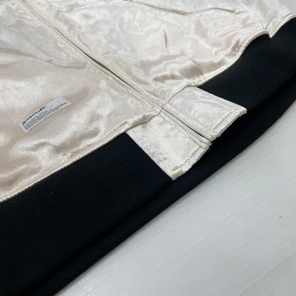 【中古品】【メンズ】 schott ショット RAYON SUKA ASING JACKET 782-5252004 蛇髑髏 レーヨン スカ ジャケット スカジャン ライトアウター 145-260616-yo-06-tei サイズ：L カラー：ホワイト 万代Net店