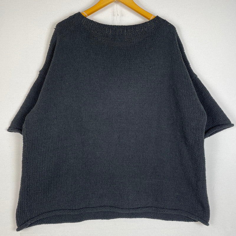 【中古品】【メンズ】 Mcmachan Woolen マクマーンウーレン S/S LOVE KNIT MADE IN NEPAL 半袖 ラブ ニット ネパール製 145-260617-ss-02-tei サイズ：不明 カラー：ブラック系 万代Net店