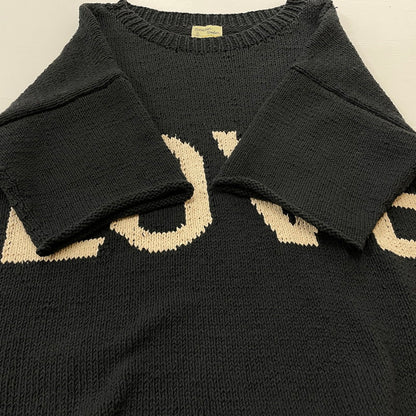 【中古品】【メンズ】 Mcmachan Woolen マクマーンウーレン S/S LOVE KNIT MADE IN NEPAL 半袖 ラブ ニット ネパール製 145-260617-ss-02-tei サイズ：不明 カラー：ブラック系 万代Net店