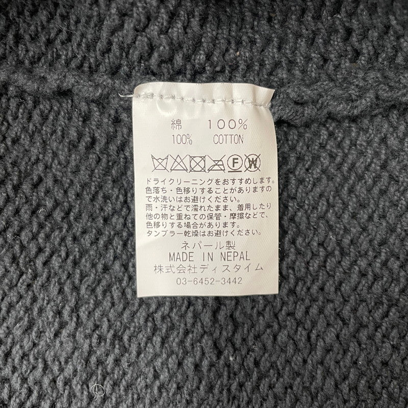 【中古品】【メンズ】 Mcmachan Woolen マクマーンウーレン S/S LOVE KNIT MADE IN NEPAL 半袖 ラブ ニット ネパール製 145-260617-ss-02-tei サイズ：不明 カラー：ブラック系 万代Net店