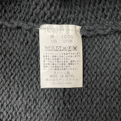 【中古品】【メンズ】 Mcmachan Woolen マクマーンウーレン S/S LOVE KNIT MADE IN NEPAL 半袖 ラブ ニット ネパール製 145-260617-ss-02-tei サイズ：不明 カラー：ブラック系 万代Net店