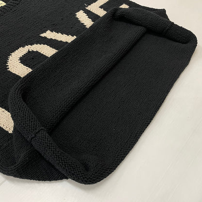 【中古品】【メンズ】 Mcmachan Woolen マクマーンウーレン S/S LOVE KNIT MADE IN NEPAL 半袖 ラブ ニット ネパール製 145-260617-ss-02-tei サイズ：不明 カラー：ブラック系 万代Net店