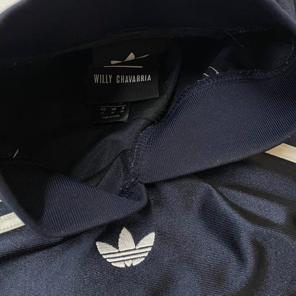 【中古品】【メンズ】 ADIDAS アディダス CHAVARRIA DAZZLE LS JERSEY KD1799 チャバリア ダズル ロングスリーブ ジャージ 長袖 トップス 148-260612-yo-05-tei サイズ：XS カラー：ネイビー 万代Net店