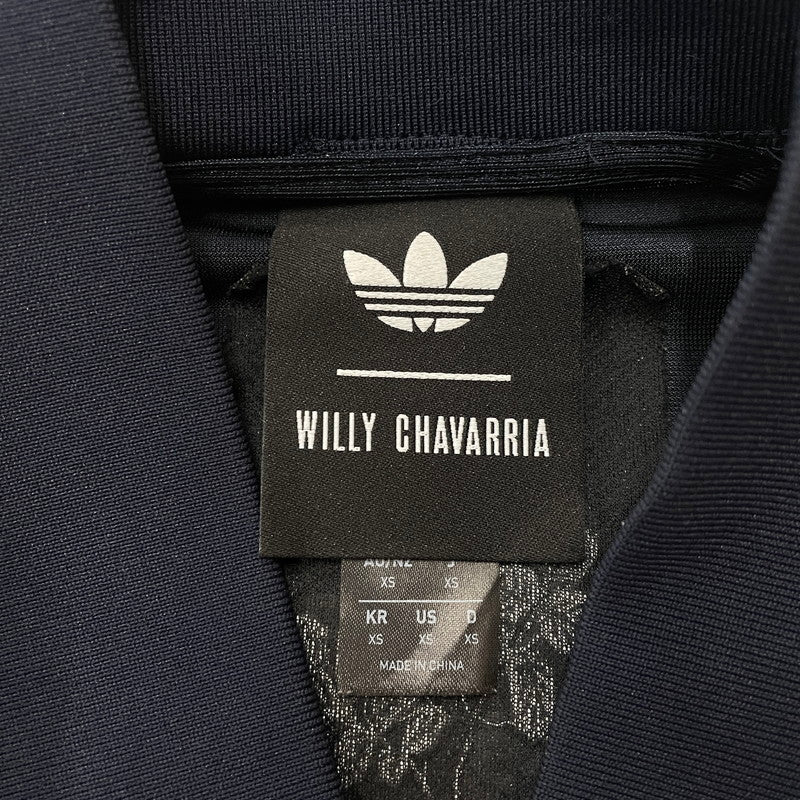 【中古品】【メンズ】 ADIDAS アディダス CHAVARRIA DAZZLE LS JERSEY KD1799 チャバリア ダズル ロングスリーブ ジャージ 長袖 トップス 148-260612-yo-05-tei サイズ：XS カラー：ネイビー 万代Net店