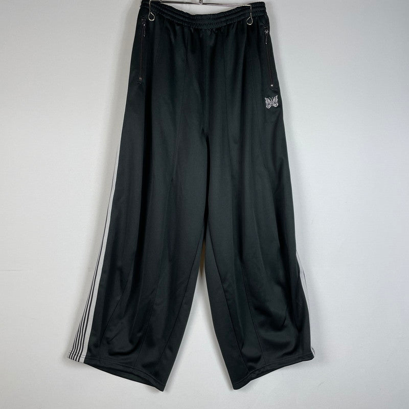 【中古品】【メンズ】 NEEDLES ニードルス H.D. TRACK PANT POLY SMOOTH SX410 ヒザデル トラックパンツ ポリスムース ボトムス 151-260612-yo-12-tei サイズ：M カラー：チャコール 万代Net店