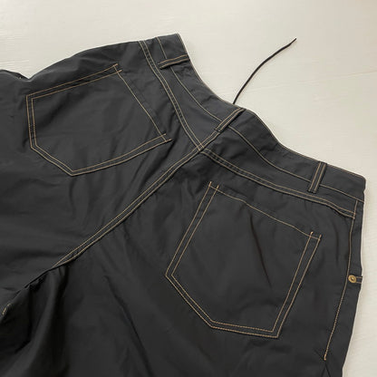 【中古品】【メンズ】 NEEDLES ニードルス H.D. JEAN - MEMORY POLY TAFFETA PANTS SX185 ヒザデル ジーン メモリーポリタフタ パンツ ボトムス 151-260612-yo-13-tei サイズ：M カラー：ブラック 万代Net店