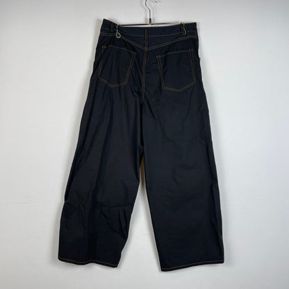 【中古品】【メンズ】 NEEDLES ニードルス H.D. JEAN - MEMORY POLY TAFFETA PANTS SX185 ヒザデル ジーン メモリーポリタフタ パンツ ボトムス 151-260612-yo-13-tei サイズ：M カラー：ブラック 万代Net店