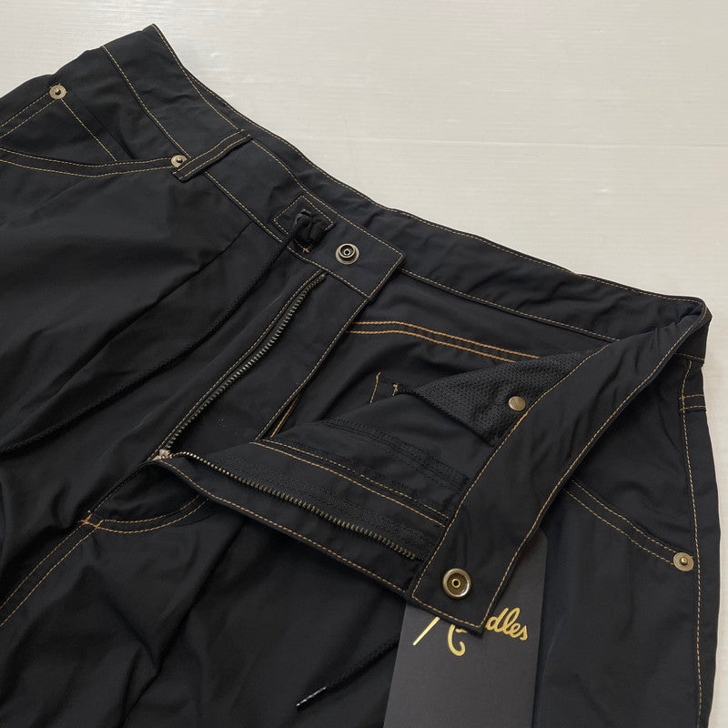 【中古品】【メンズ】 NEEDLES ニードルス H.D. JEAN - MEMORY POLY TAFFETA PANTS SX185 ヒザデル ジーン メモリーポリタフタ パンツ ボトムス 151-260612-yo-13-tei サイズ：M カラー：ブラック 万代Net店