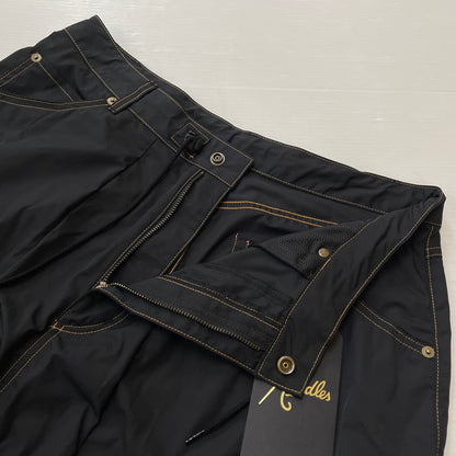 【中古品】【メンズ】 NEEDLES ニードルス H.D. JEAN - MEMORY POLY TAFFETA PANTS SX185 ヒザデル ジーン メモリーポリタフタ パンツ ボトムス 151-260612-yo-13-tei サイズ：M カラー：ブラック 万代Net店