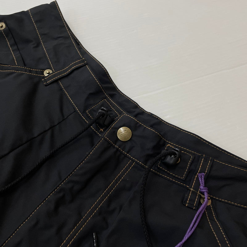 【中古品】【メンズ】 NEEDLES ニードルス H.D. JEAN - MEMORY POLY TAFFETA PANTS SX185 ヒザデル ジーン メモリーポリタフタ パンツ ボトムス 151-260612-yo-13-tei サイズ：M カラー：ブラック 万代Net店