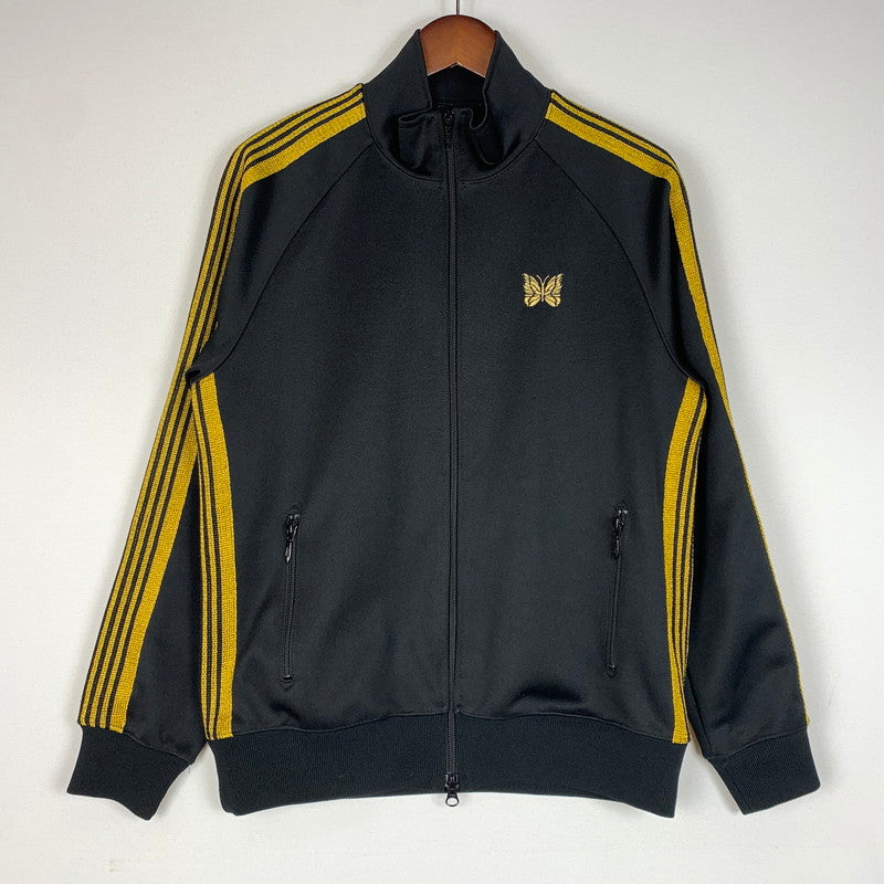 【中古品】【メンズ】 NEEDLES ニードルス × BEAMS ビームス 別注 コラボ TRACK JACKET POLY SMOOTH DI343 トラックジャケット ポリスムース ライトアウター 140-260611-yo-07-tei サイズ：S カラー：ブラック 万代Net店