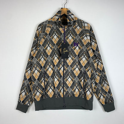 【中古品】【メンズ】 NEEDLES ニードルス 22SS TRACK JACKET POLY JACQUARD BIAS PLAID KP212 トラックジャケット ポリジャガード バイアスプレイド ライトアウター 140-260611-yo-08-tei サイズ：L カラー：マルチ 万代Net店