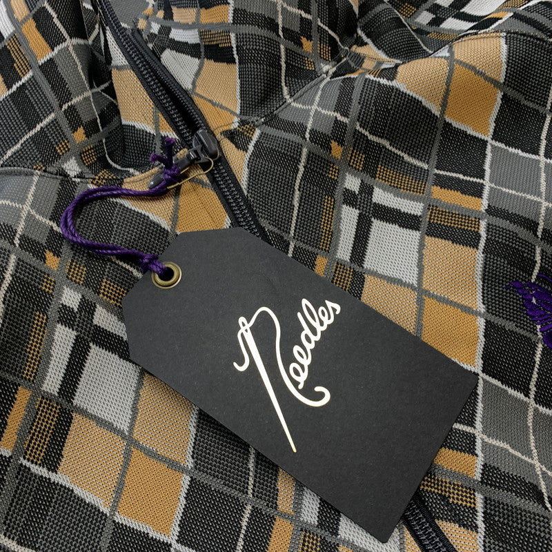 【中古品】【メンズ】 NEEDLES ニードルス 22SS TRACK JACKET POLY JACQUARD BIAS PLAID KP212 トラックジャケット ポリジャガード バイアスプレイド ライトアウター 140-260611-yo-08-tei サイズ：L カラー：マルチ 万代Net店
