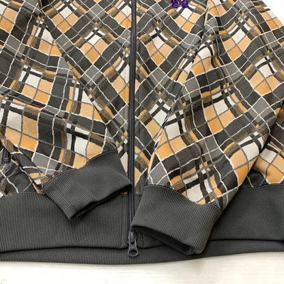 【中古品】【メンズ】 NEEDLES ニードルス 22SS TRACK JACKET POLY JACQUARD BIAS PLAID KP212 トラックジャケット ポリジャガード バイアスプレイド ライトアウター 140-260611-yo-08-tei サイズ：L カラー：マルチ 万代Net店
