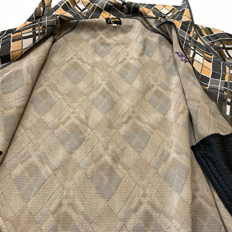 【中古品】【メンズ】 NEEDLES ニードルス 22SS TRACK JACKET POLY JACQUARD BIAS PLAID KP212 トラックジャケット ポリジャガード バイアスプレイド ライトアウター 140-260611-yo-08-tei サイズ：L カラー：マルチ 万代Net店