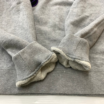 【中古品】【メンズ】 NEEDLES ニードルス × STUDIOUS ステュディオス 別注 コラボ 5ICONS PATCH SWEAT PO LQ378 アイコインズ パッチ スウェット 長袖 トップス トレーナー 140-260611-yo-09-tei サイズ：S カラー：グレー 万代Net店