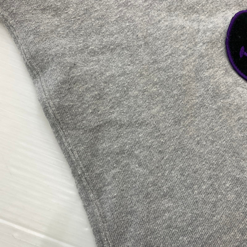 【中古品】【メンズ】 NEEDLES ニードルス × STUDIOUS ステュディオス 別注 コラボ 5ICONS PATCH SWEAT PO LQ378 アイコインズ パッチ スウェット 長袖 トップス トレーナー 140-260611-yo-09-tei サイズ：S カラー：グレー 万代Net店