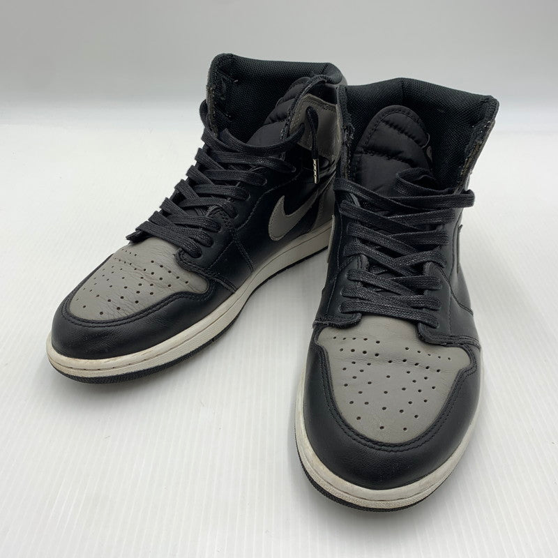 【中古品】【メンズ】 NIKE ナイキ AIR JORDAN 1 RETRO HIGH OG SHADOW 555088-013 エアジョーダン1 レトロ ハイ スニーカー 靴 シューズ 160-260917-ko-13-teih サイズ：29cm カラー：ブラックグレー 万代Net店