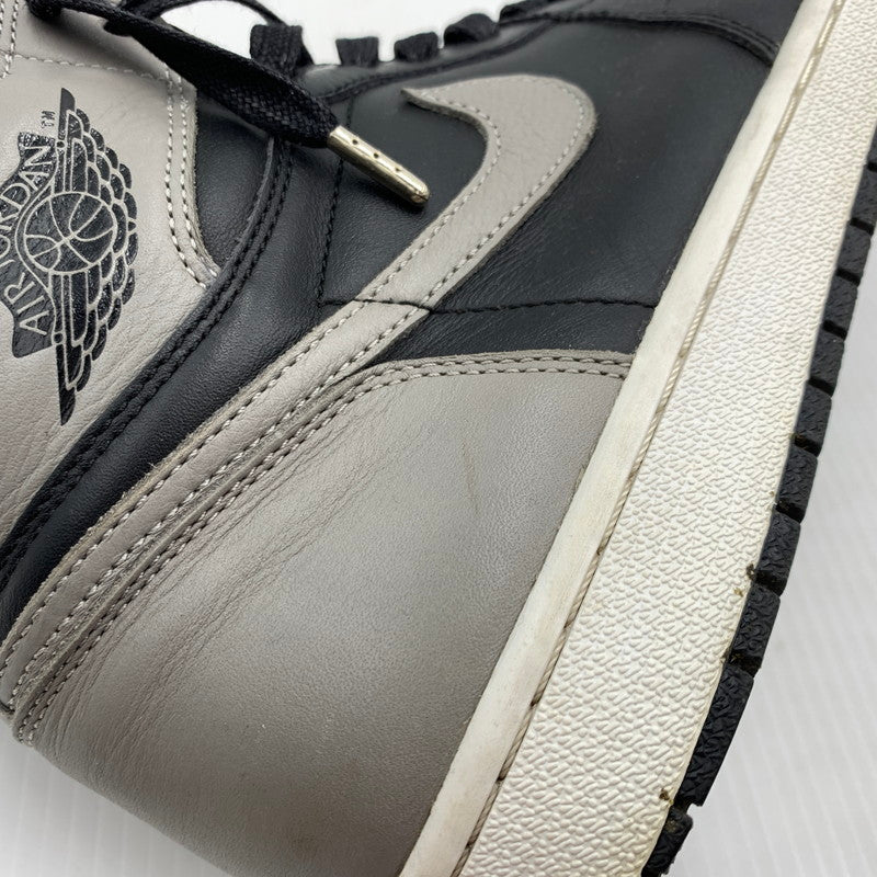 【中古品】【メンズ】 NIKE ナイキ AIR JORDAN 1 RETRO HIGH OG SHADOW 555088-013 エアジョーダン1 レトロ ハイ スニーカー 靴 シューズ 160-260917-ko-13-teih サイズ：29cm カラー：ブラックグレー 万代Net店