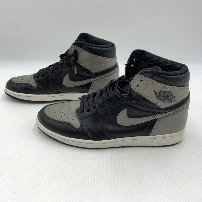 【中古品】【メンズ】 NIKE ナイキ AIR JORDAN 1 RETRO HIGH OG SHADOW 555088-013 エアジョーダン1 レトロ ハイ スニーカー 靴 シューズ 160-260917-ko-13-teih サイズ：29cm カラー：ブラックグレー 万代Net店