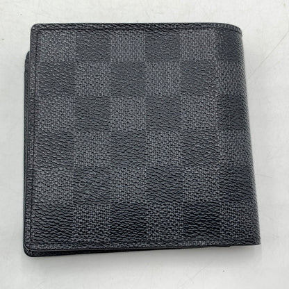 【中古品】【メンズ】 LOUIS VUITTON ルイ・ヴィトン N62664 ダミエグラフィット ポルトフォイユ マルコ 財布 二つ折り コンパクトウォレット 179-260613-ko-04-tei カラー：ダミエ 万代Net店