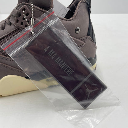 【中古品】【メンズ】 A MA MANIERE ア マ マニエール × NIKE ナイキ 別注コラボ AIR JORDAN 4 ”VIOLET ORE” DV6773-22 エア ジョーダン4 バイオレット オレ スニーカー 靴 シューズ 160-260619-sa-04-tei サイズ：27.5 カラー：グレー 万代Net店