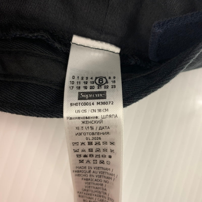 【中古品】【メンズ】 Supreme シュプリーム × MM6 Maison Margiela メゾン マルジェラ 別注 コラボ SPLIT 6-PANEL CAP スプリット 6パネルキャップ 帽子 149-260613-ko-11-tei カラー：マルチ 万代Net店