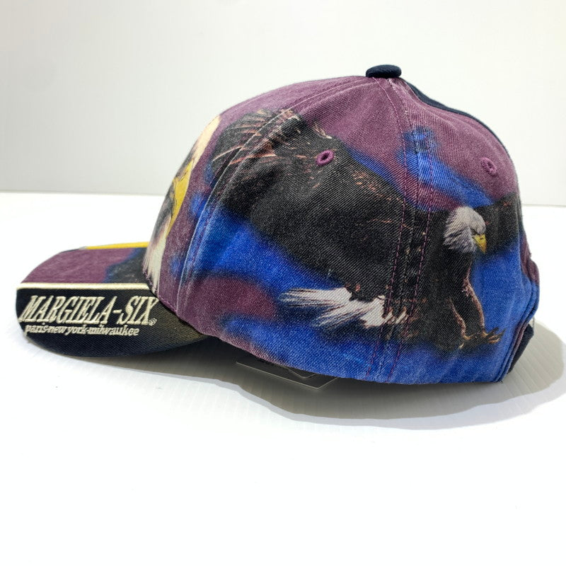 【中古品】【メンズ】 Supreme シュプリーム × MM6 Maison Margiela メゾン マルジェラ 別注 コラボ SPLIT 6-PANEL CAP スプリット 6パネルキャップ 帽子 149-260613-ko-11-tei カラー：マルチ 万代Net店