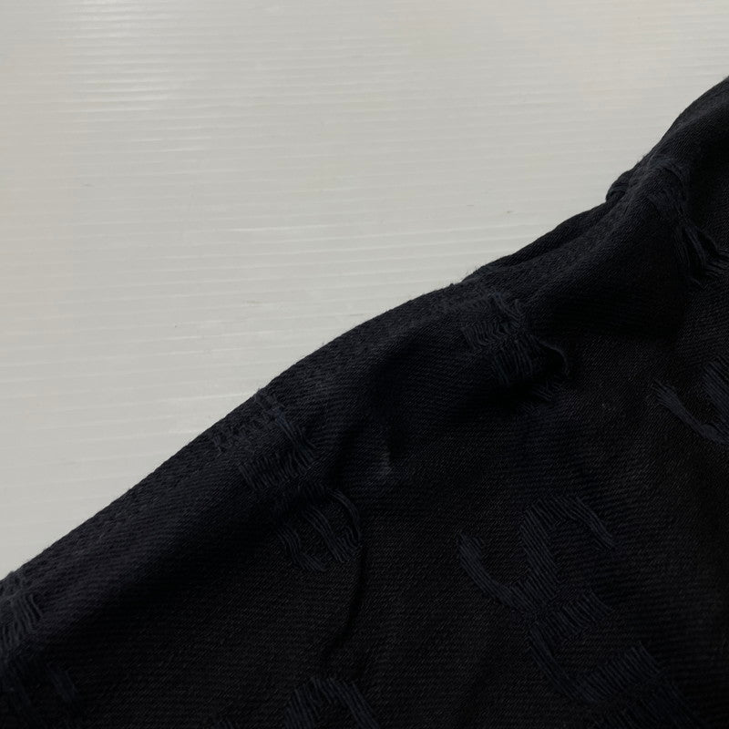 【中古品】【メンズ】 SUPREME シュプリーム 25FW JACQUARD LOGOS DOUBLE KNEE PAINTER JEAN ジャガード ロゴ ダブルニー ペインターパンツ ボトムス デニムパンツ 149-260612-yo-02-tei サイズ：34 カラー：ブラック 万代Net店
