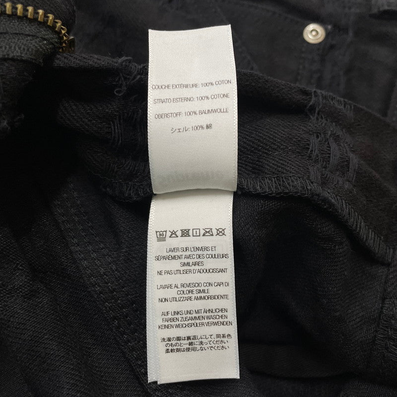 【中古品】【メンズ】 SUPREME シュプリーム 25FW JACQUARD LOGOS DOUBLE KNEE PAINTER JEAN ジャガード ロゴ ダブルニー ペインターパンツ ボトムス デニムパンツ 149-260612-yo-02-tei サイズ：34 カラー：ブラック 万代Net店