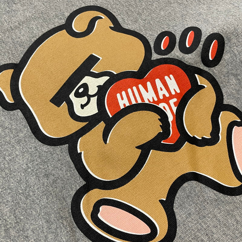【中古品】【メンズ】 HUMANMADE ヒューマンメイド × UNDERCOVER アンダーカバー 別注 コラボ HEAVYWEIGHT SWEATSHIRT XX30CS008 ヘビーウェイト スウェットシャツ 長袖 トップス トレーナー 142-260612-yo-04-tei サイズ：XXL カラー：グレー 万代Net店