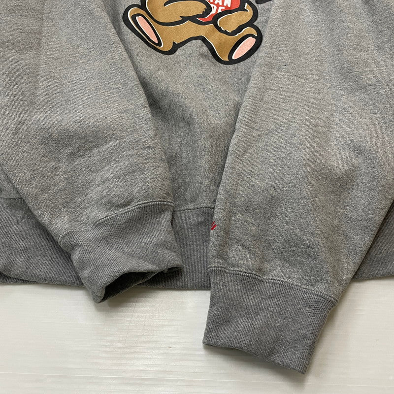 【中古品】【メンズ】 HUMANMADE ヒューマンメイド × UNDERCOVER アンダーカバー 別注 コラボ HEAVYWEIGHT SWEATSHIRT XX30CS008 ヘビーウェイト スウェットシャツ 長袖 トップス トレーナー 142-260612-yo-04-tei サイズ：XXL カラー：グレー 万代Net店